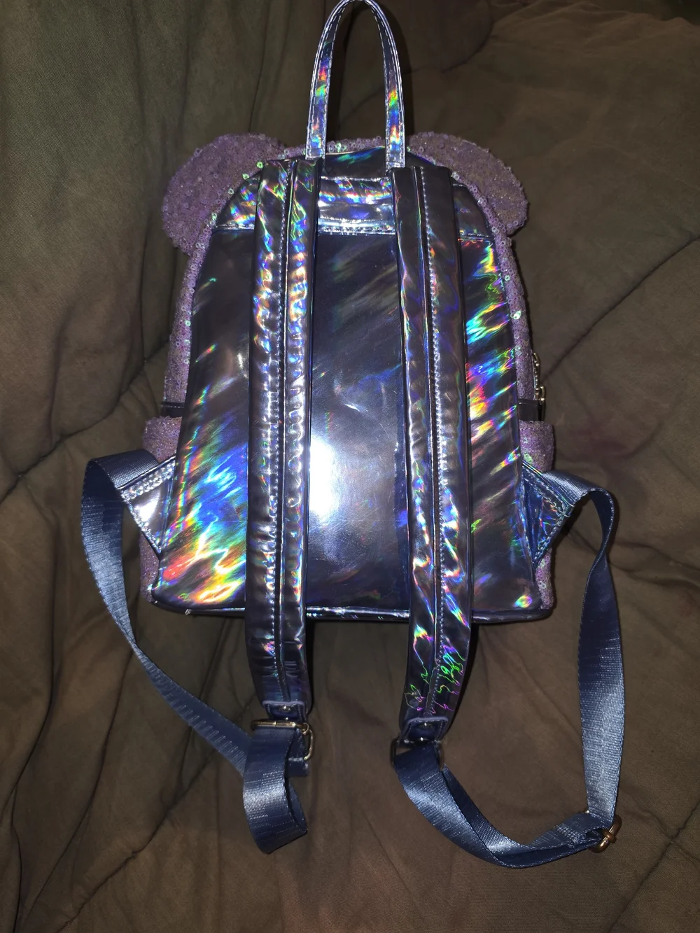 Loungefly sparkling purple